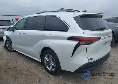 2022 Toyota Sienna Xle z USA, uszkodzony, nr VIN 5TDJRKEC7NS133903
